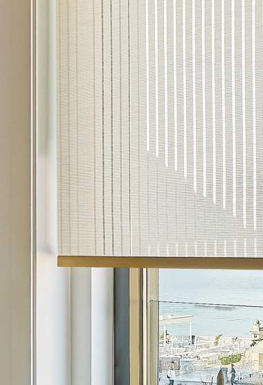 Estor enrollable  Ristretto Beige detalle